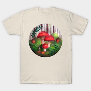 Fly agaric mushroom T-Shirt